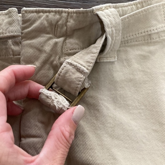 See by CHLOE | Tan Cotton Belted Shorts | Size 4 - Picture 9 of 13